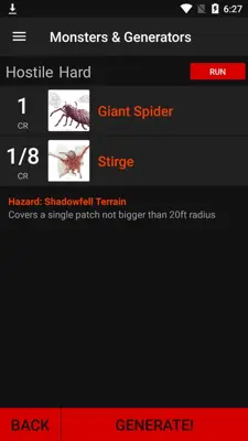 Monsters & Generators for D&D android App screenshot 5