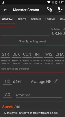Monsters & Generators for D&D android App screenshot 6